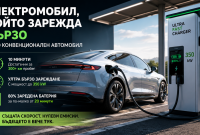 Електромобил, който зарежда бързо като конвенционален автомобил